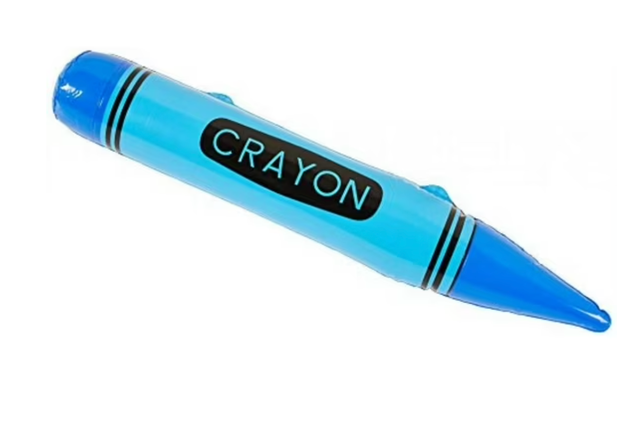 24-Inch Inflatable Crayon Toy