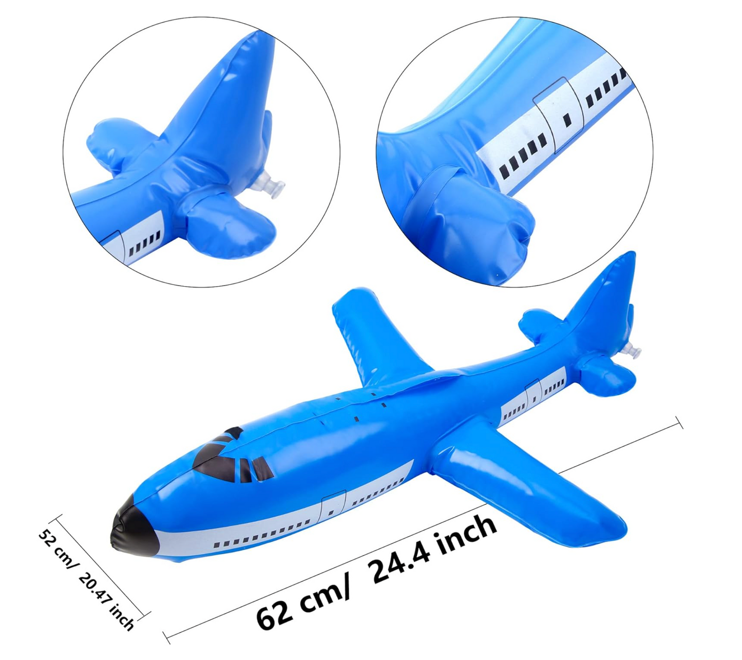 Inflatable Jet Airplane Toy – 24 Inch