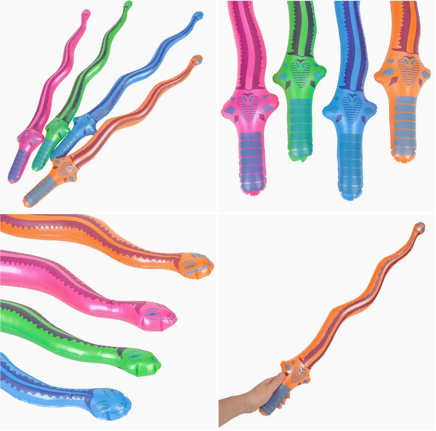 Inflatable Snake Sword Toy – 27 Inch