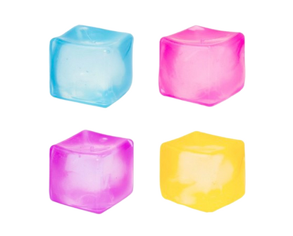 2-Inch (2-Pack) Ice Cube Stress Relief Toy – Press-and-Squeeze Sensory Fidget Cube