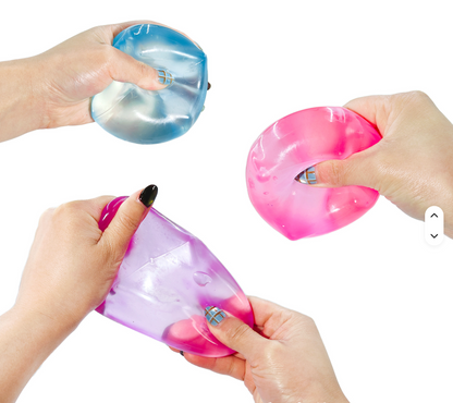 2-Inch Ice Cube Stress Relief Toy – Press-and-Squeeze Sensory Fidget Cube
