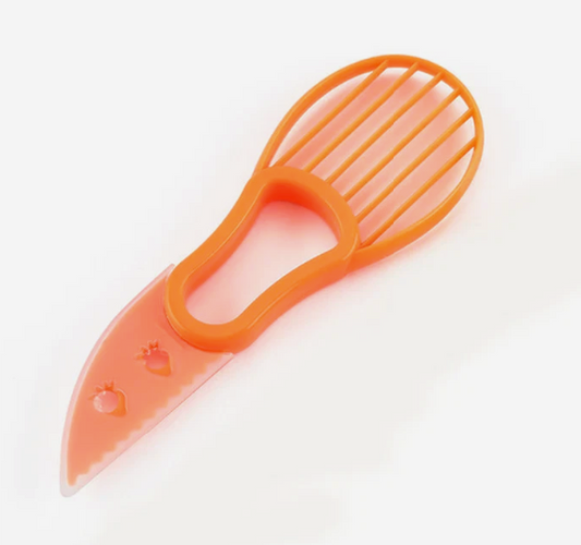 3-in-1 Avocado Tool – Serrated Cutter, Pit Remover & Slicer – Multifunction Kitchen Gadget