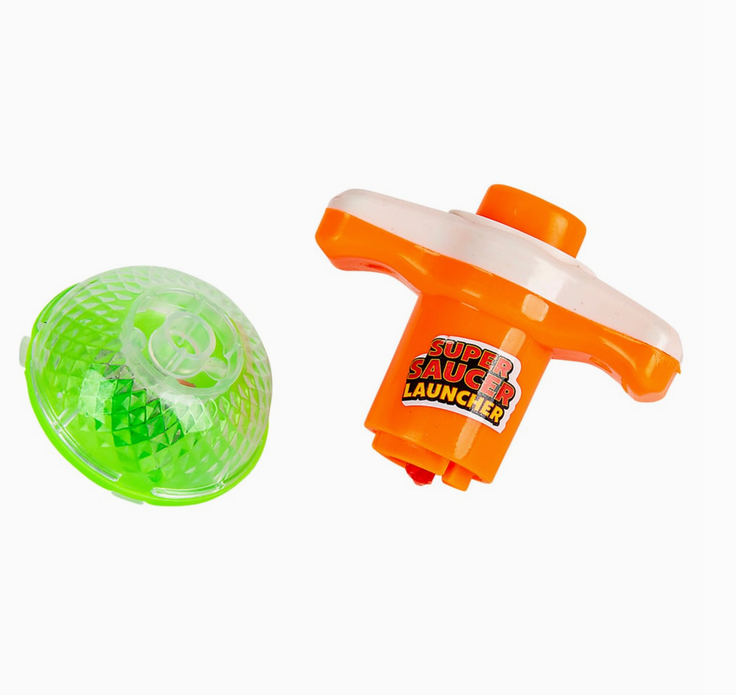 3.5" Light-Up Top Launcher Toy Set – 3 Pack Spinning Tops