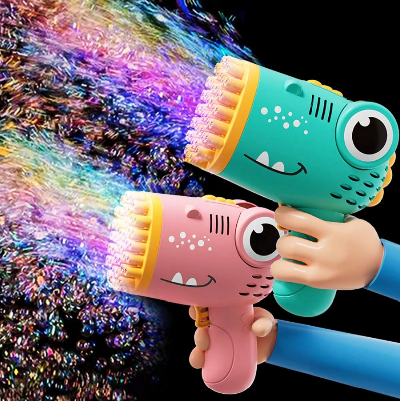 40-Hole Children’s Electric Bubble Gun Toy – Colorful Bubbles for Outdoor Fun