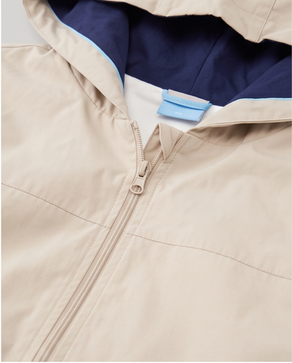 Unik Boys Waterproof Hooded Jacket – Lightweight Zip Front (Sizes S–XL)