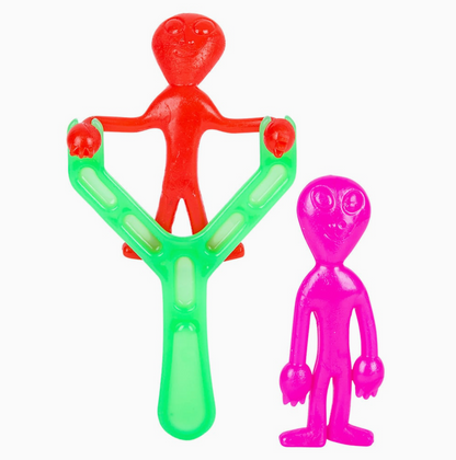 Alien Slingshot Flying Sticky Toy Set – 2 Pack