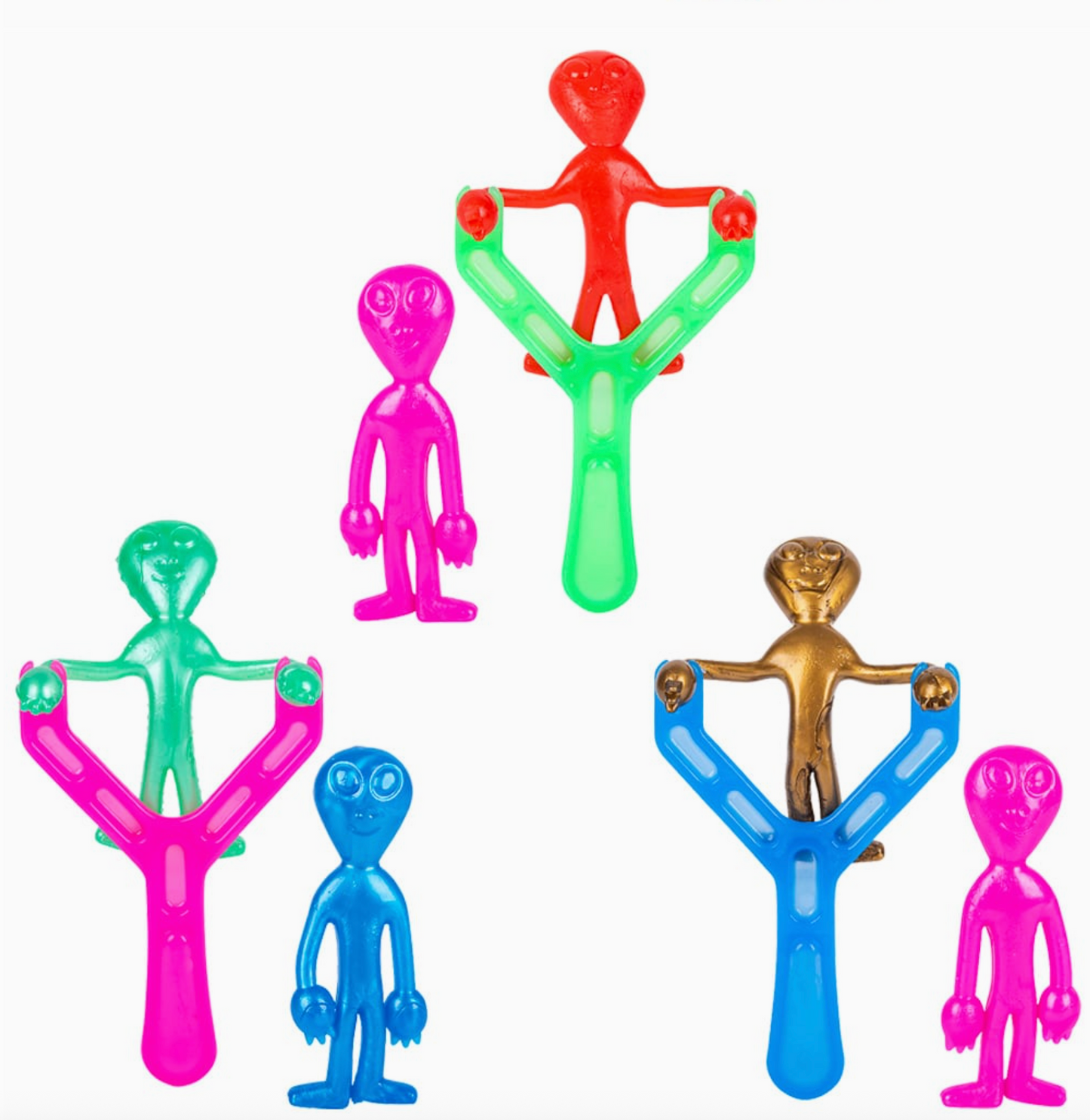 Alien Slingshot Flying Sticky Toy Set – 2 Pack