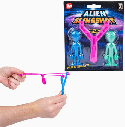 Alien Slingshot Flying Sticky Toy Set – 2 Pack