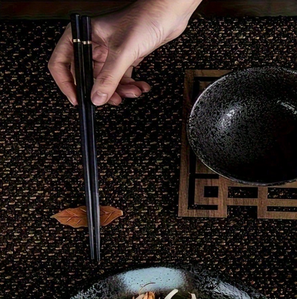 KANGANWEISHI 5-Piece Glass Fiber Chopsticks Set – Heat-Resistant Dining Utensils