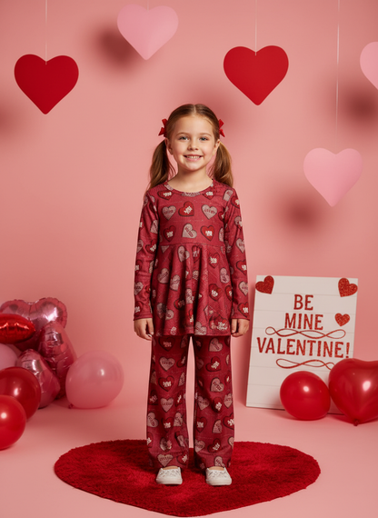 You are so loved ribbed lounge set