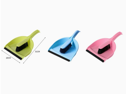 Compact Handheld Broom and Dustpan Set for Quick Cleaning