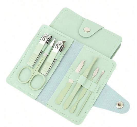 7-Piece Professional Manicure & Pedicure Set – Stainless Steel Nail Care Kit