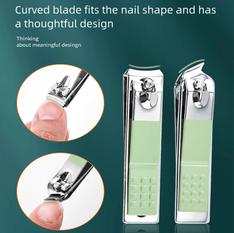 7-Piece Professional Manicure & Pedicure Set – Stainless Steel Nail Care Kit
