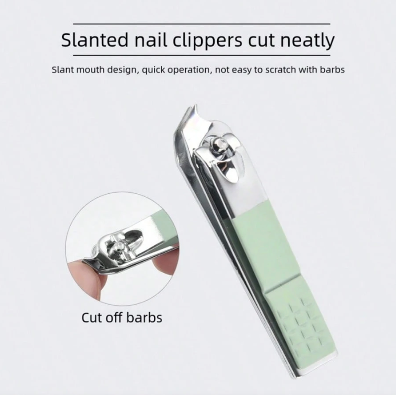 7-Piece Professional Manicure & Pedicure Set – Stainless Steel Nail Care Kit