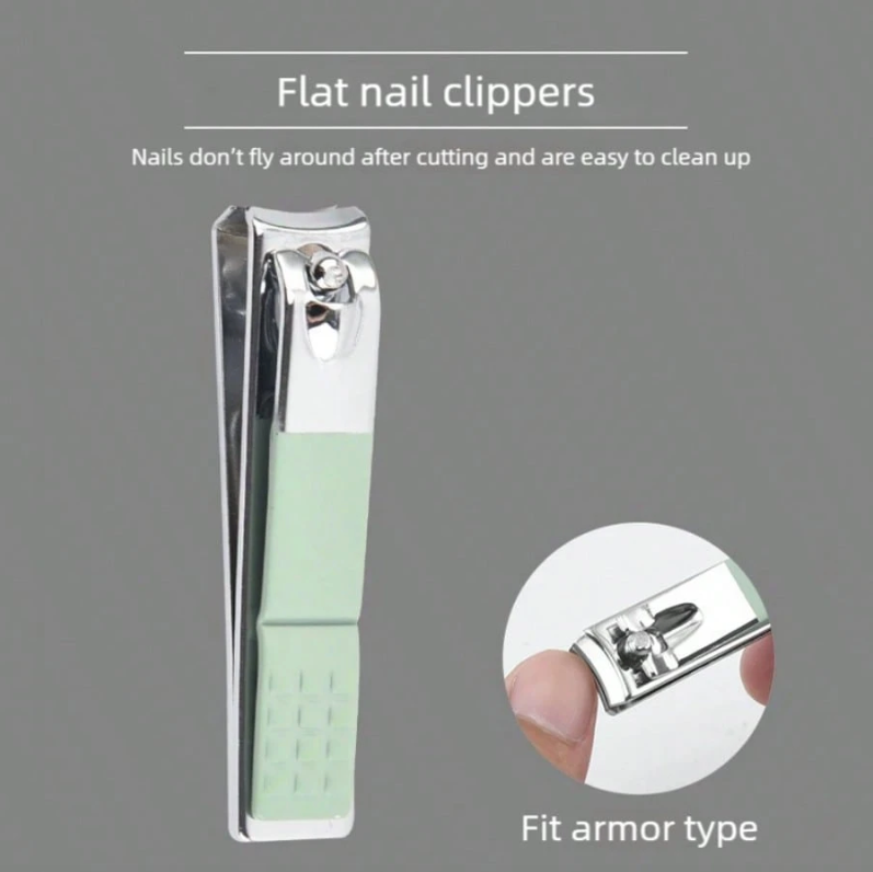 7-Piece Professional Manicure & Pedicure Set – Stainless Steel Nail Care Kit