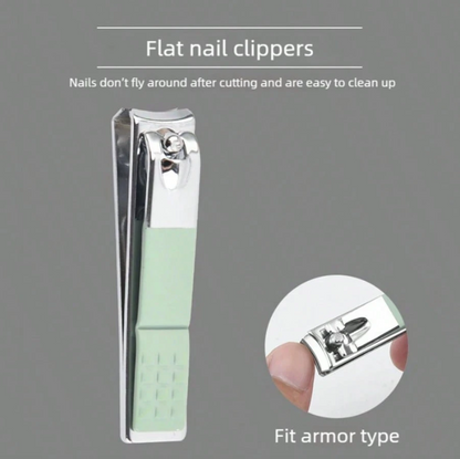 7-Piece Professional Manicure & Pedicure Set – Stainless Steel Nail Care Kit