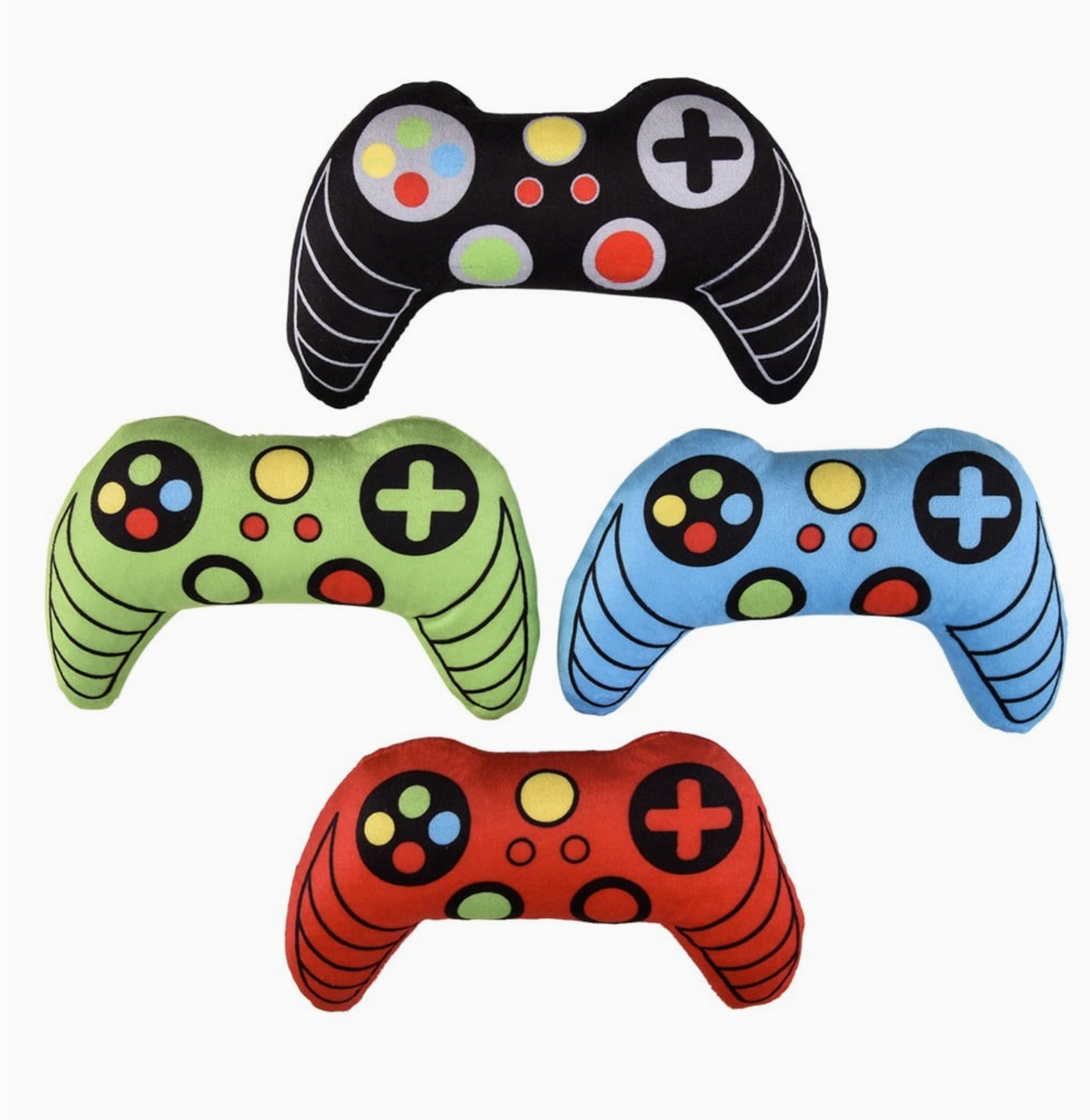 Kids Game Controller Plush Pillow Toy Set – 2 Pack
