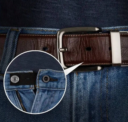 Adjustable Waistband Extension Buckle for Jeans and Pants, 4 Count