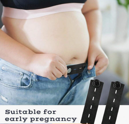 Adjustable Waistband Extension Buckle for Jeans and Pants, 4 Count