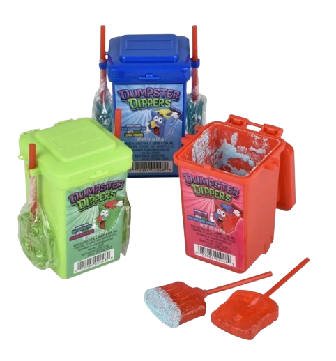 Dumpster Dippers 2-Pack Lollipop & Sour Powder Candy