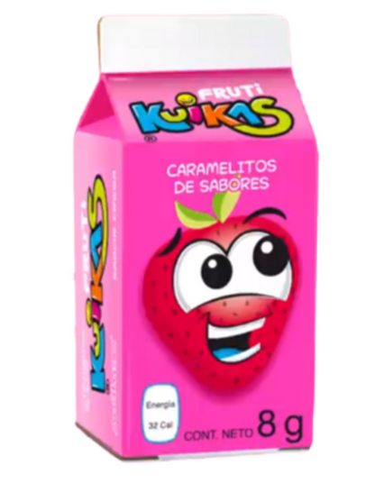 Anahuac Fruti Kuikas Sour Candy Balls Variety Pack – 4 Pack (8g Each)