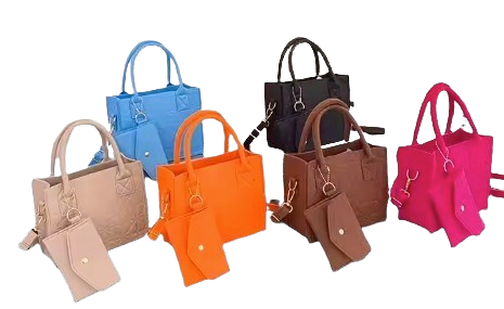 Safe Haven & CO Women’s Mini Quilted Tote Set – 2-Piece Handbag & Coin Purse