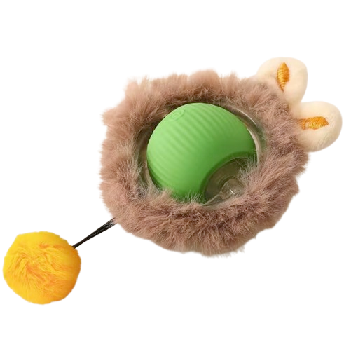 Smart Rolling Cat Toy Ball – Rechargeable Motion-Activated Pet Play Ball