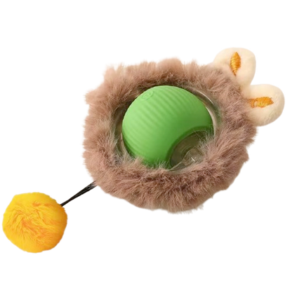 Smart Rolling Cat Toy Ball – Rechargeable Motion-Activated Pet Play Ball