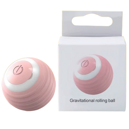 Smart Rolling Cat Toy Ball – Rechargeable Motion-Activated Pet Play Ball