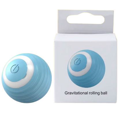 Smart Rolling Cat Toy Ball – Rechargeable Motion-Activated Pet Play Ball