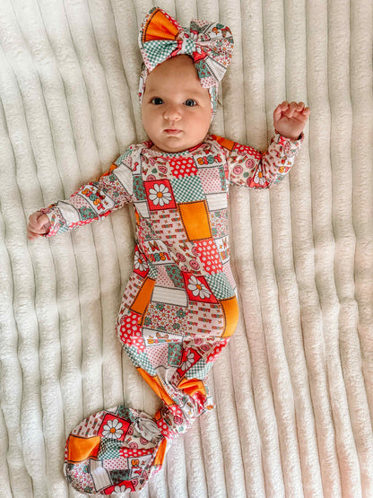 Newborn Sissy gown and headband set