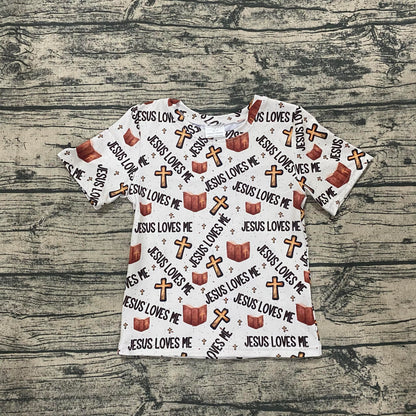 Jesus loves me Short Sleeve T shirt