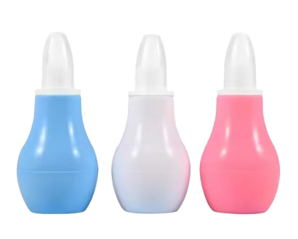 Safe Haven & CO Manual Nasal Aspirator – Soft Silicone Baby Nose Cleaner