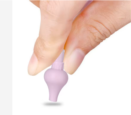 Baby Nasal Aspirator with Soft Silicone Tip – Manual Nose Cleaner