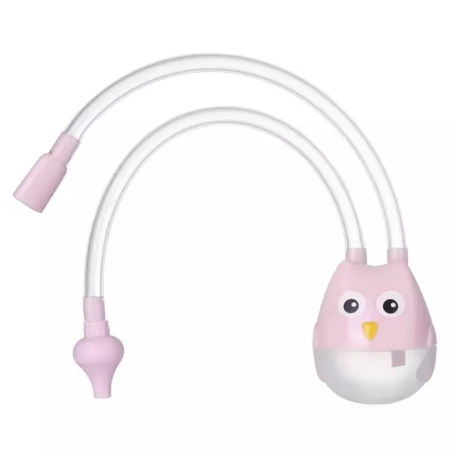 Baby Nasal Aspirator with Soft Silicone Tip – Manual Nose Cleaner