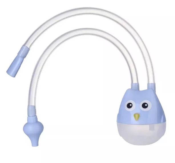Baby Nasal Aspirator with Soft Silicone Tip – Manual Nose Cleaner