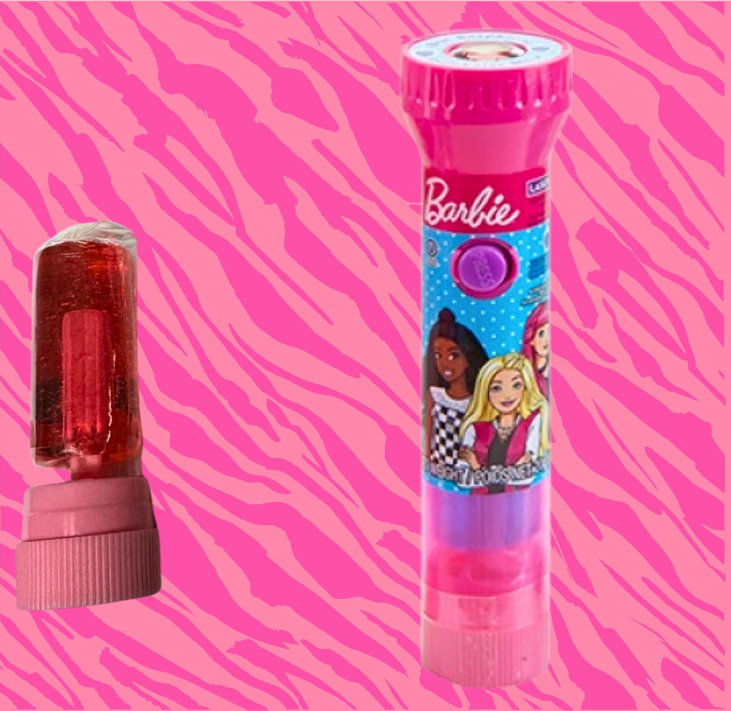 Barbie Laser Pop Candy with Projector Light Toy