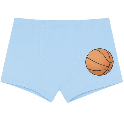 2-Pack Boys' Cotton Boxer Briefs – Sports Ball Print