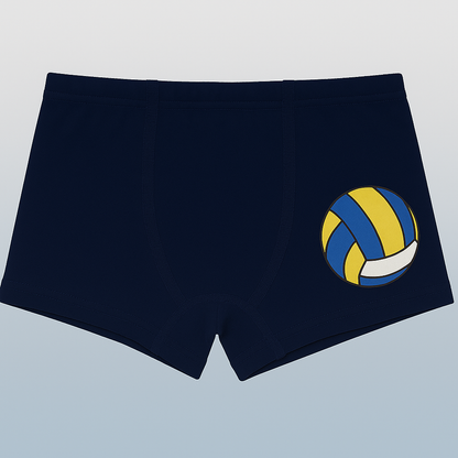 Boys' Cotton Boxer Briefs – Sports Ball Print