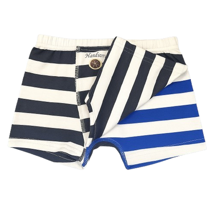Boys' 2-Pack Striped Cotton Boxer Briefs