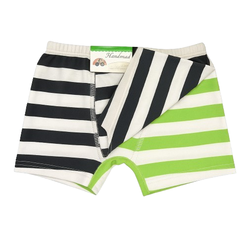 Boys' 2-Pack Striped Cotton Boxer Briefs