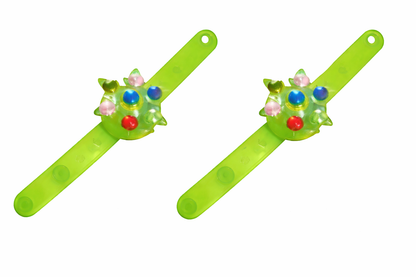 LED Light-Up Fidget Spinner Bracelets – 2-Pack
