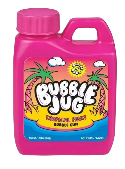 2-Pack Bubble Jug Tropical Fruit Bubble Gum 1.94oz