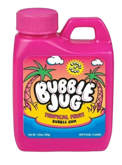 2-Pack Bubble Jug Tropical Fruit Bubble Gum 1.94oz