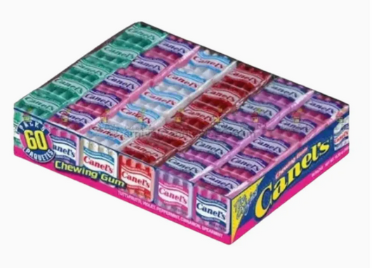 Canel’s Original Chewing Gum 60 Pack Bulk Assorted Flavors