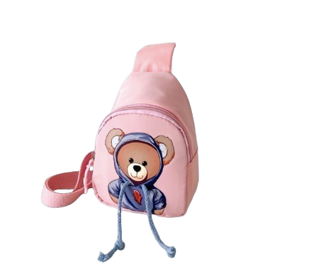 Safe Haven & CO Children’s Bear Crossbody Chest Bag – Adjustable Strap