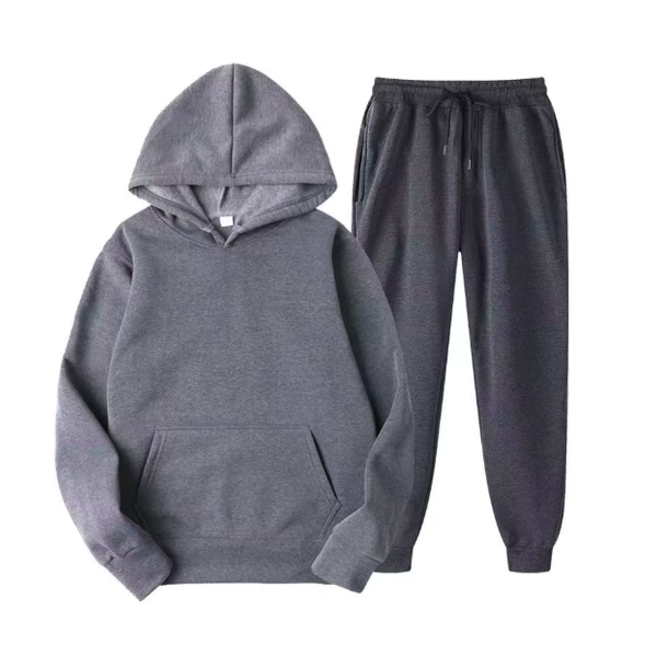Unisex Coordinated Hoodie & Jogger Sweatpants Set – Casual 2-Piece Lounge & Streetwear Outfit