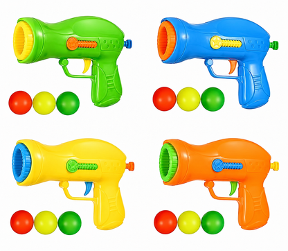 Lightweight Ball Gun Toy Set with Soft Foam Balls – 2 Pack