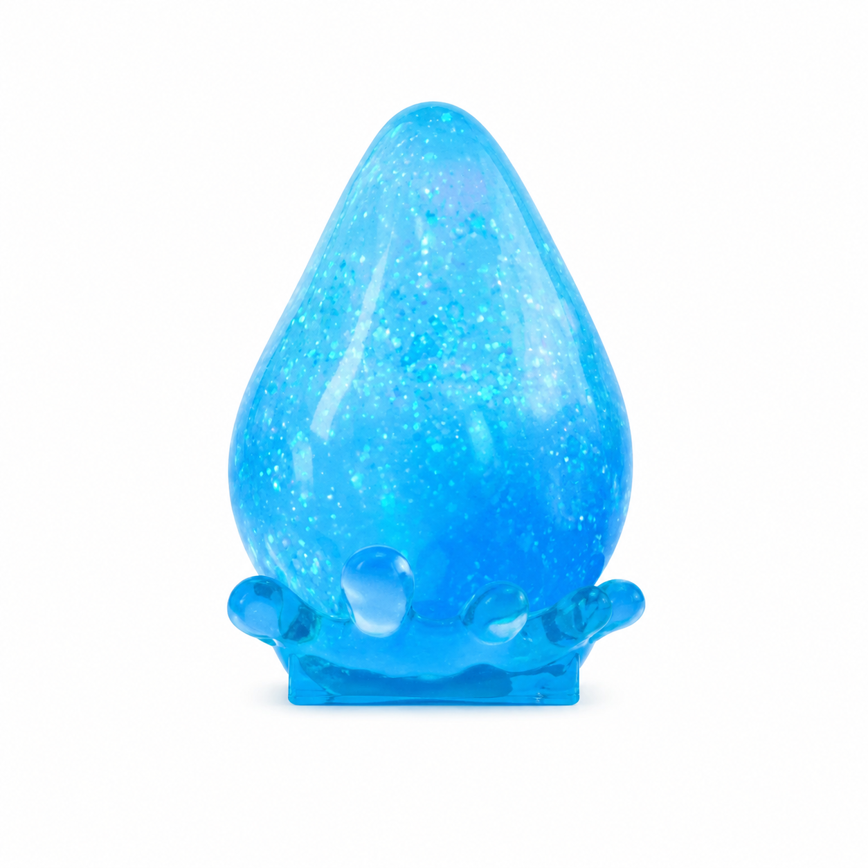 4-Piece Cute Glitter Squeeze Toy Set – Soft Squishy Sensory Fidget Toys