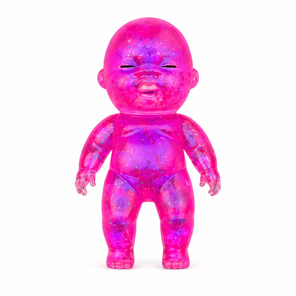 4-Piece Glitter Squishy Doll Set – Stretchy Sensory Squeeze Fidget Toys